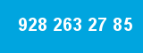 928 263 27 85 928 263 27 85